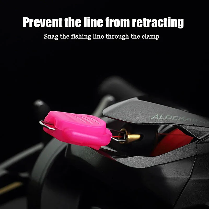 5Pcs Fishing Line Holder Buckle Stopper Keeper Clip for Baitcasting Reel Pesca Accessories Essential Tackle Fishing Goods