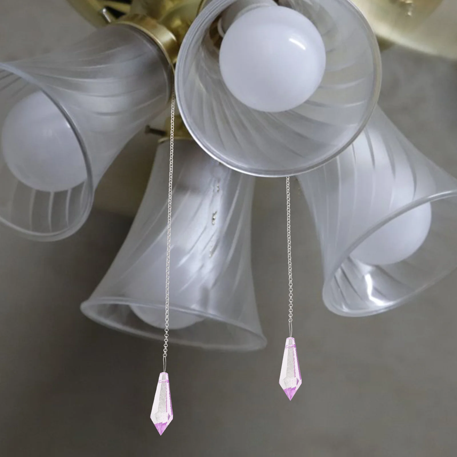 

5Pcs Teardrop Crystal Chandelier Prisms DIY Hanging Pendants Lamp Beads Replacement Glass Ornaments Window Prism Decoration