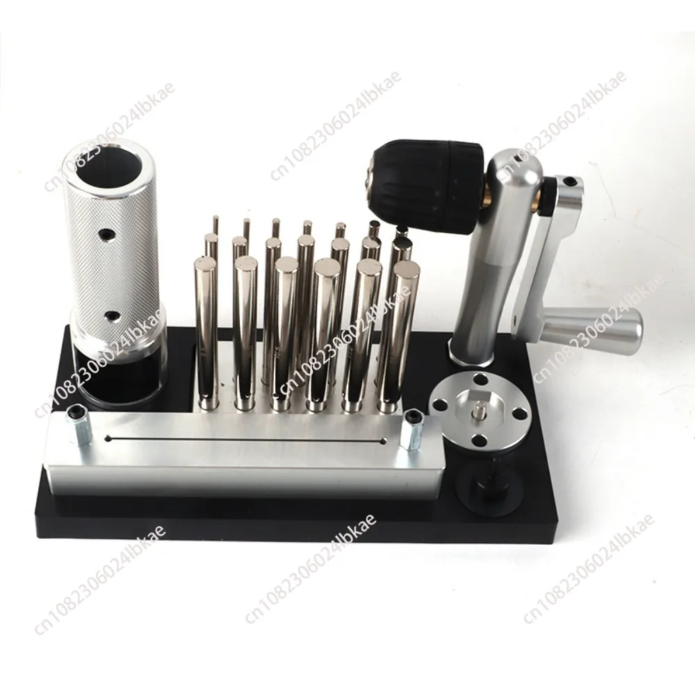 Stainless Steel Wire Drawing Device Small Hand Crank Reel Desktop Manual Tightening Machine Jewelry Collar Making Tools