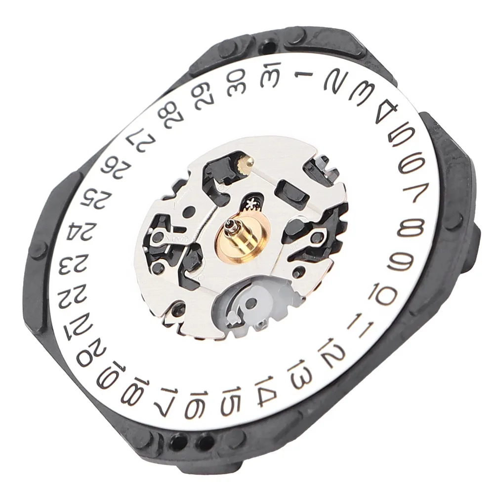 

White Date Display Quartz Watch Movement Calendar Display Watch Movement Replacement Watch Spare Parts Parts Replacement