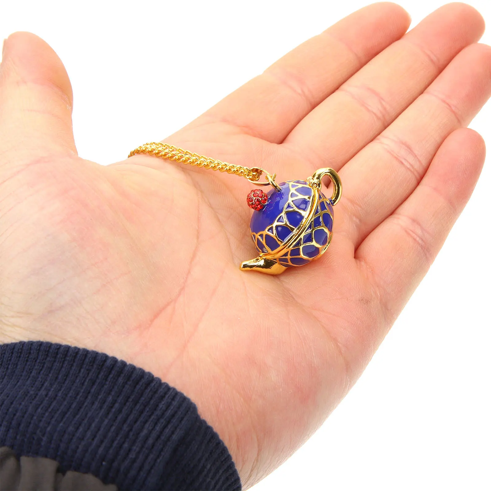 

Teapot Necklace for Women Long Pendant Chain Elegant Enamel Jewelry Fashion Sweater Necklace Trendy Necklaces for Women