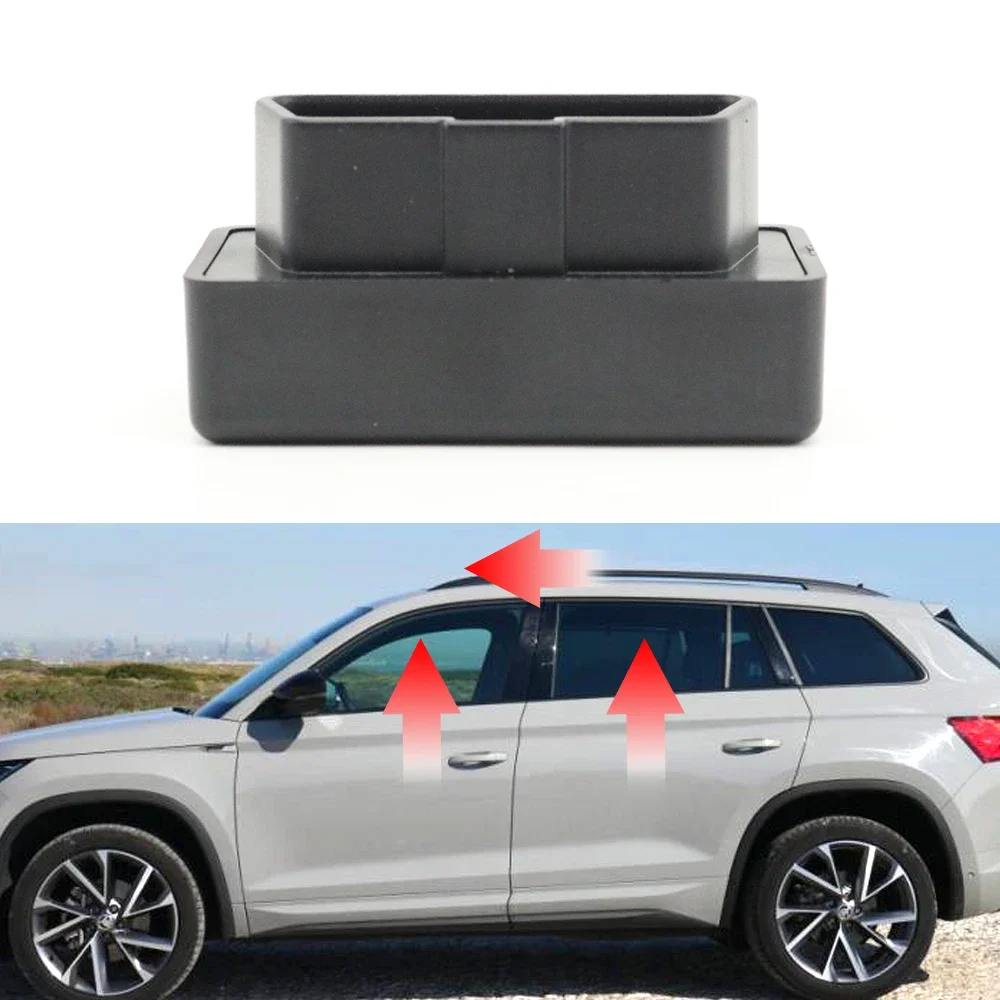 Auto Sunroof Closing Window Lifting Close OBD Plug Modification Module For Skoda Kodiaq GT 2017 2018 2019 2020 2021 2022 2023
