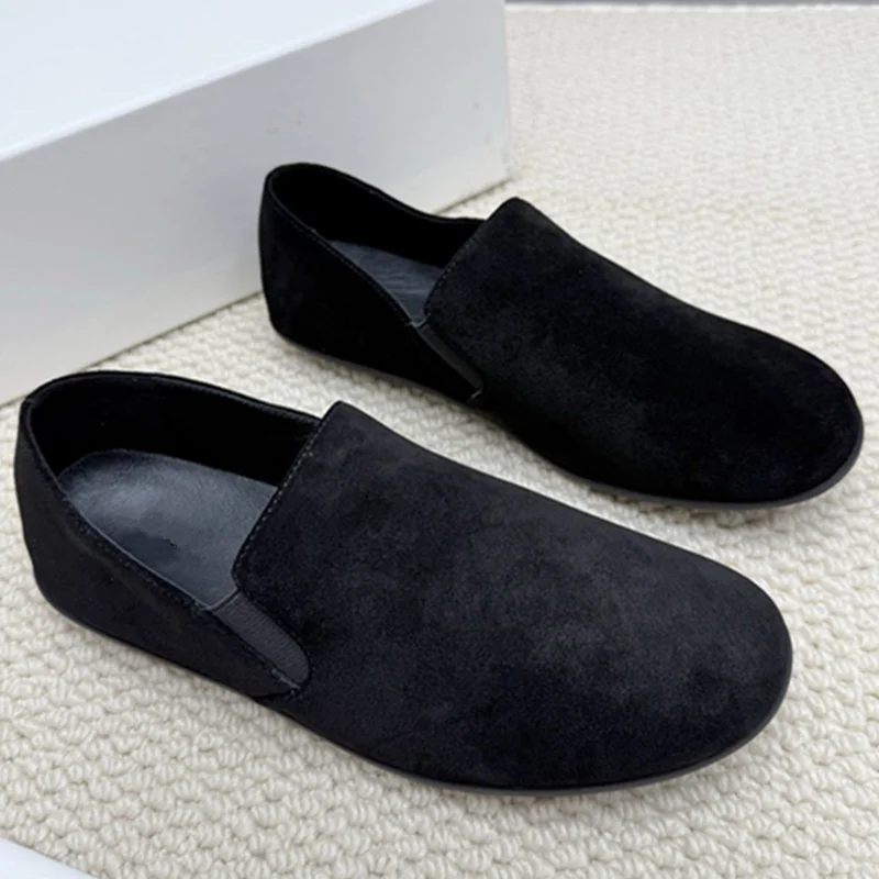 

Withered 2025 Spring Minimalist And Fashionable Women's Shoes Slip On Flat Shoes Women Elegant Ladies Loafers Shoes Women
