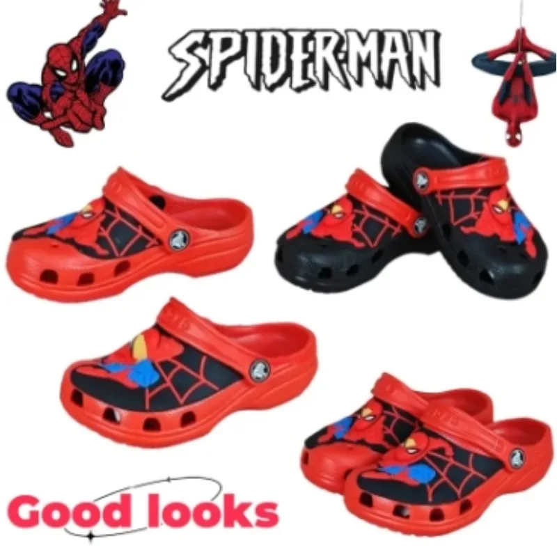 

New BeastKingdom Spiderman Movie & Television Peripheral Children's Slippers Summer Non-Slip Breathable Beach Slippers Gift