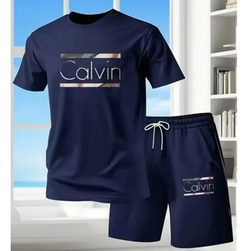 

Fashionable casual men's summer outdoor outfit set