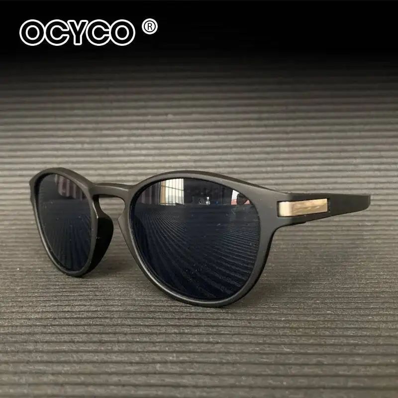 OCYCO ﻿ Y2K Retro ovale modische Sonnenbrille für Männer und Frauen, Outdoor-Trend, Sonnenschutz, Urlaub, Radfahren, Brillen – Detail 3