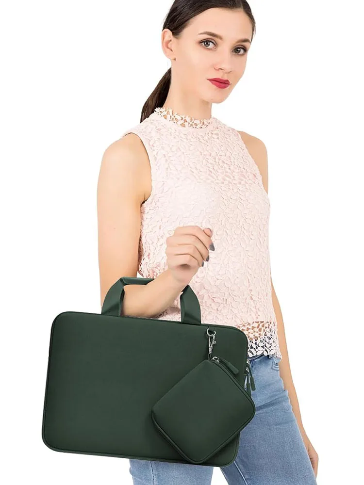 حقيبة كمبيوتر محمول لعام 2025 ماك بوك اير 13 15 برو 14 16 M5 M4 M3 M2 M1 11 12 14.2 16 بوصة ماك ديل HP لينوفو غطاء للكمبيوتر المحمول #6