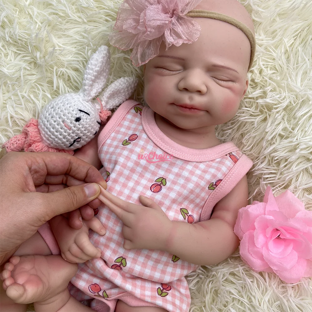 Hand-Painted 20" Pascale Full Solid Silicone Reborn Baby Girl/Boy Waterproof Weighted Newborn Doll Serious Artists Collectors