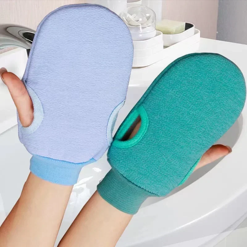 1PC Scrub Exfoliating Gloves For Shower Cleaning Scrub Mitt Rub Dead Skin Body Brush Towel SPA Foam Body Massage