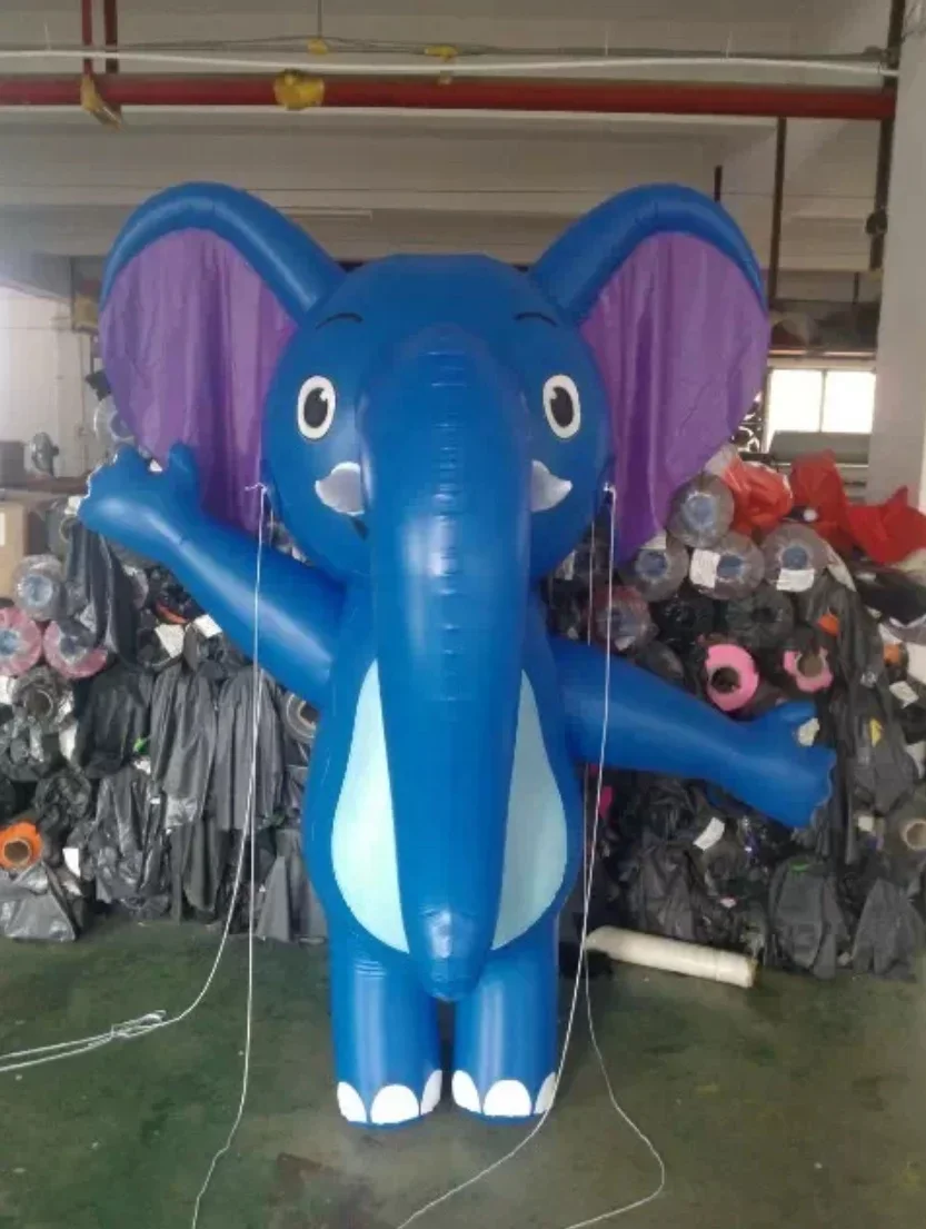 Inflatable advertising giant elephant inflatable balloon inflatable lip model car flamingo fish cartoon floating in the air