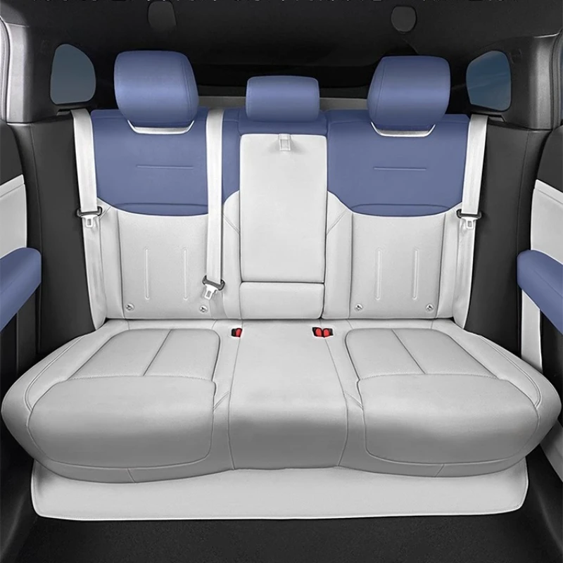 For XPeng Xiaopeng G6 Car Back Row Seat Below Anti Kick Pad Leather Protection Mat Auto Modified Interior Supplies Accessories
