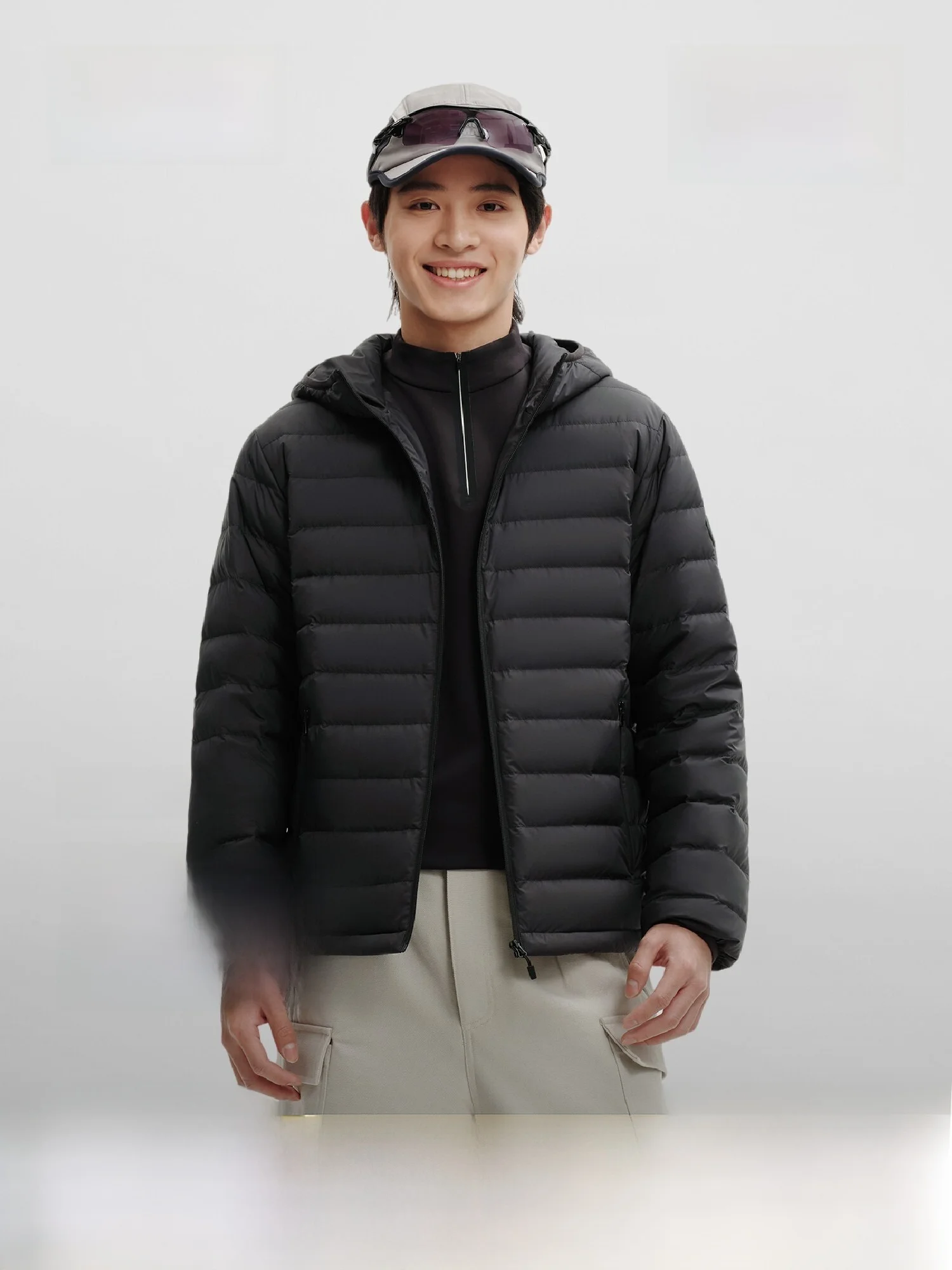 

Boysenberry New 2026 Men's down Jaet Lightweight Hooded Tee-Proof Portable Du down Coat Bosideng Polyester Fiber Warmth