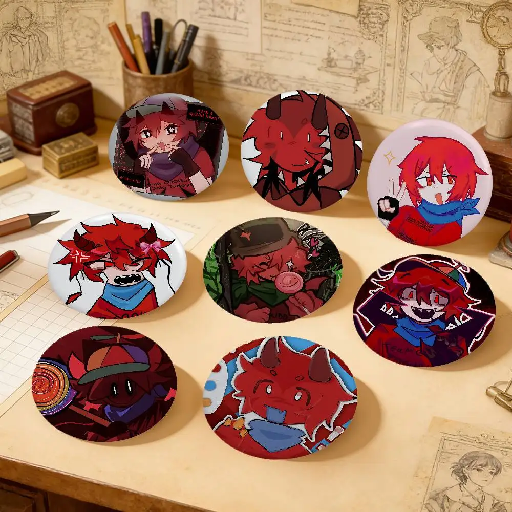 C-CoolKidd Anime Exquisite Broschen aus Weißblech, elegante Anstecknadeln für Taschenzubehör, praktische Souvenirgeschenke