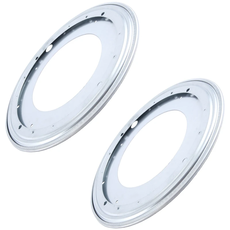 

2 Pack Lazy Susan Hardware 12 Inch, 360° Rotating Bearing Plate 5/16Inch Thick, 750Lbs Heavy Duty Swivel Base Easy To Use