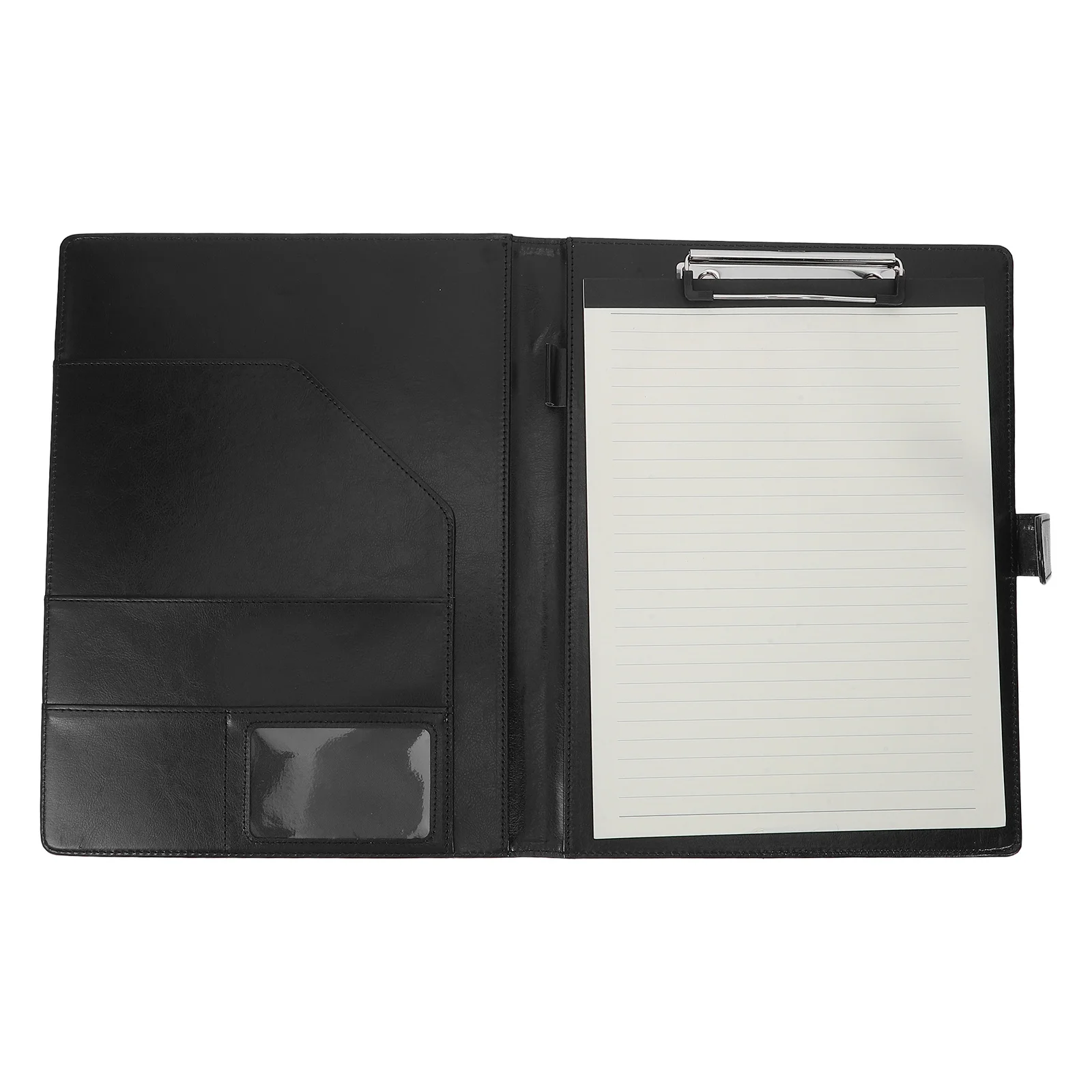 PU-Klemmbrett-Ordner, A4, professionelles Padfolio, Legal-Format, Portfolio-Ordner, Notizblock, Quittungsdokumentenhalter