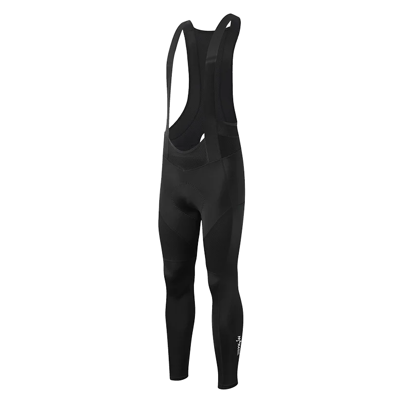 YKYWBIKE Men's Cycling Bib Pants 2 Pockets Italy Interface 7 Hour Padding Bicycle Bib Tights  Road Bike Riding Bib Long Trousers