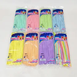 Globos largos de Macaron, forma mágica versátil, creativa, tejida, decorativa, 100g, 50/1,8 unidades