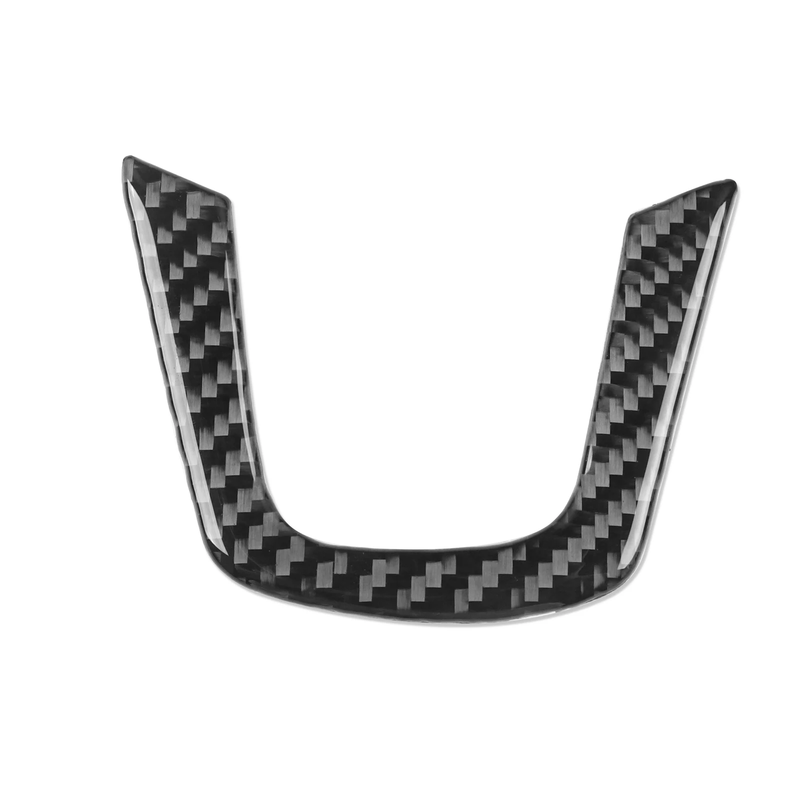 For Jeep Compass 2017-2021 Real Carbon Fiber steering wheel Lower part strip  decorative cover Car Interior Accessories Stickers