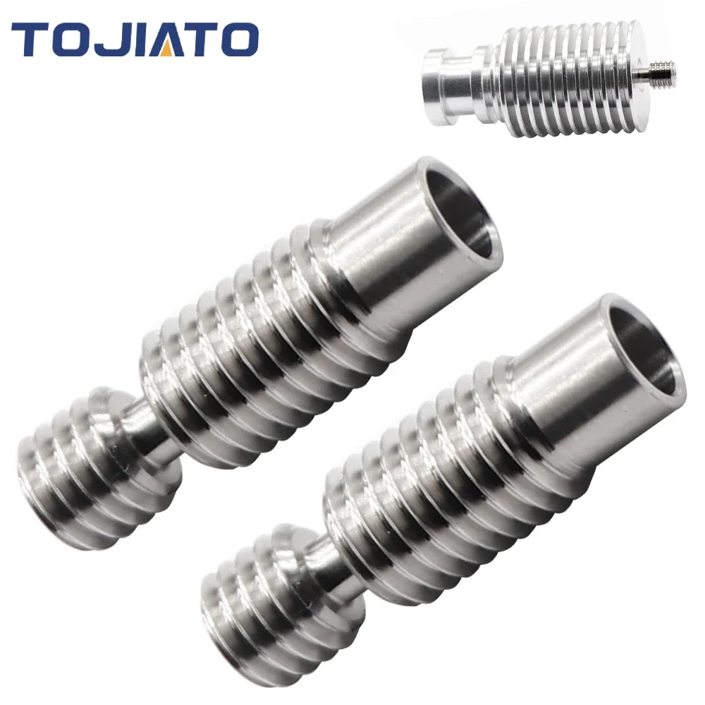 1-5pcs 3D Printer E3D V6 TC4 Throat Heat Break Hotend Throat 1.75mm All-Metal Corrosion Resistance 3D Printer Parts