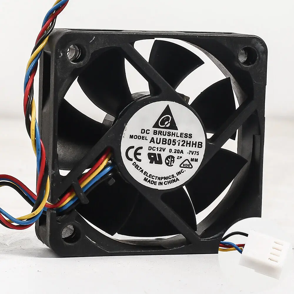 2pcs AUB0512HHB DC12V 0.2A For Delta Server Cooling Fan 50x50x15mm pwm 4Pin