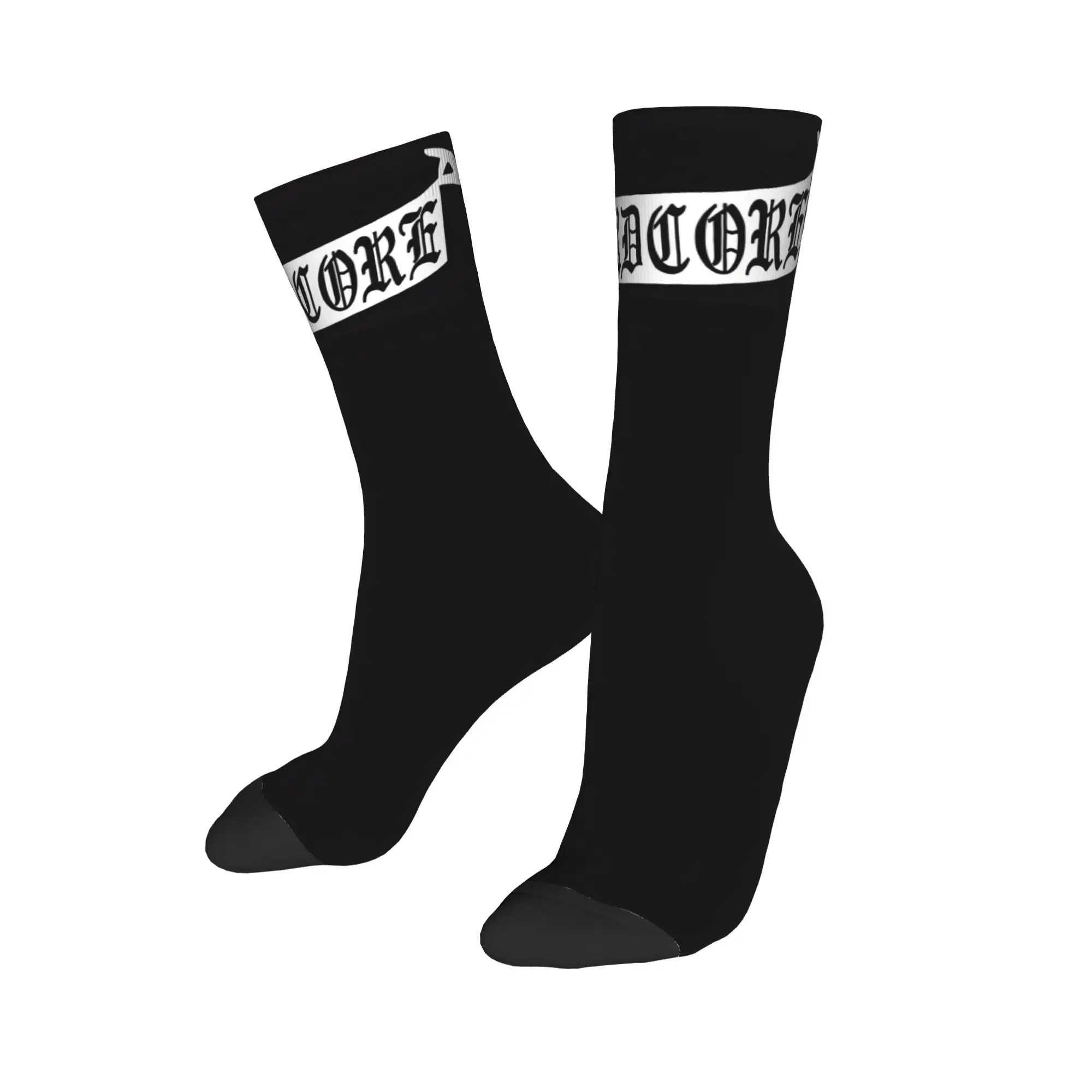 مخصص Kawaii طباعة H-Hardcores فاسق الجوارب للنساء الرجال بسط الصيف الخريف الشتاء المعادن الموسيقى نمط طاقم الجوارب