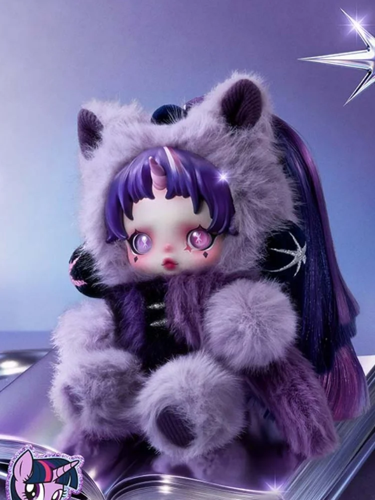 POP MART SKULLPANDA x My Little Pony Serie Blind Box Hangertje Trendy Vinyl Poppen Speelgoed Mystery Box Actiefiguur Verrassing Meisjes Cadeau - afbeelding 2