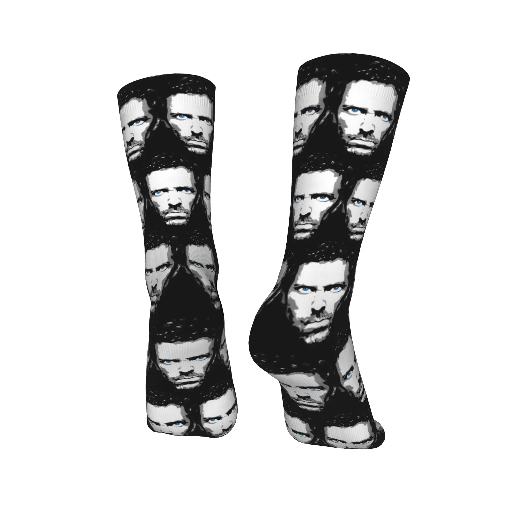 جوارب رجالية جوارب تلفزيون أمريكية دكتور جريجوري جوارب غير قابلة للانزلاق قابلة للتنفس جوارب ربيعية غير رسمية مخصصة لركوب الدراجات #4