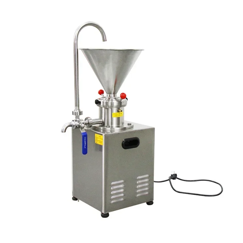 Upgrade Peanut Mozzarella Grinder 220V Vertical Refiner Colloidal Chocolate Bean Jam Crushing Grinder Stainless Steel