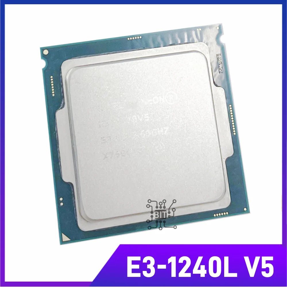 Processador de CPU Quad-Core Xeon, E3 1240L V5, E3-1240LV5, 2,1 GHz, 25W, LGA1151