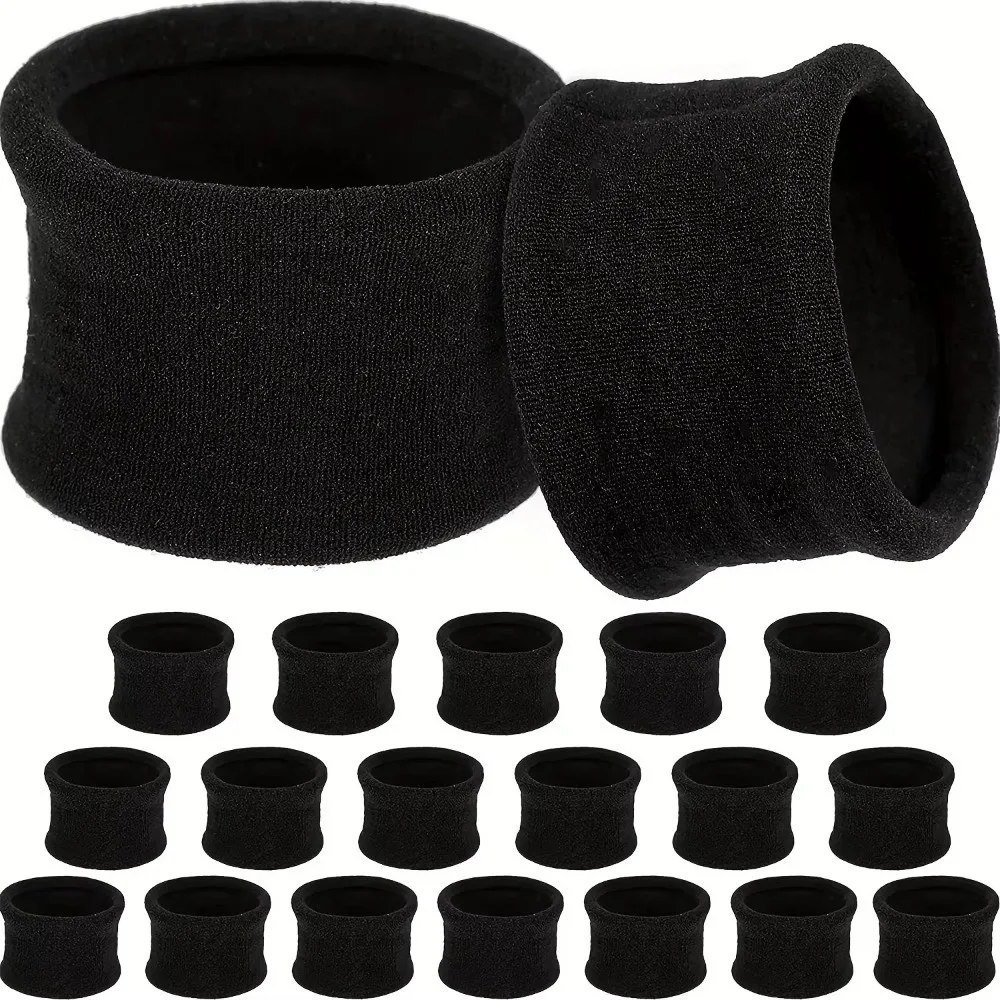 

5PCS Durable Mix Color Hair Ties High Elasticity Bold Thickened Hair Band Styling Decoration Ponytail Holder for Women Girls