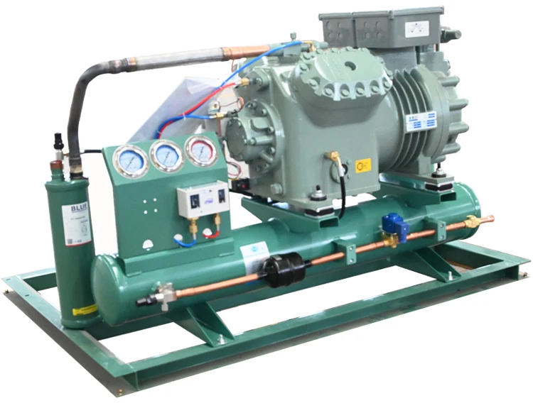 5HP Heat Exchange Walk in Freezer Cold Room Refrigeration Cooler Condensing Unit with Bitzer Type Compressor Without Condenser