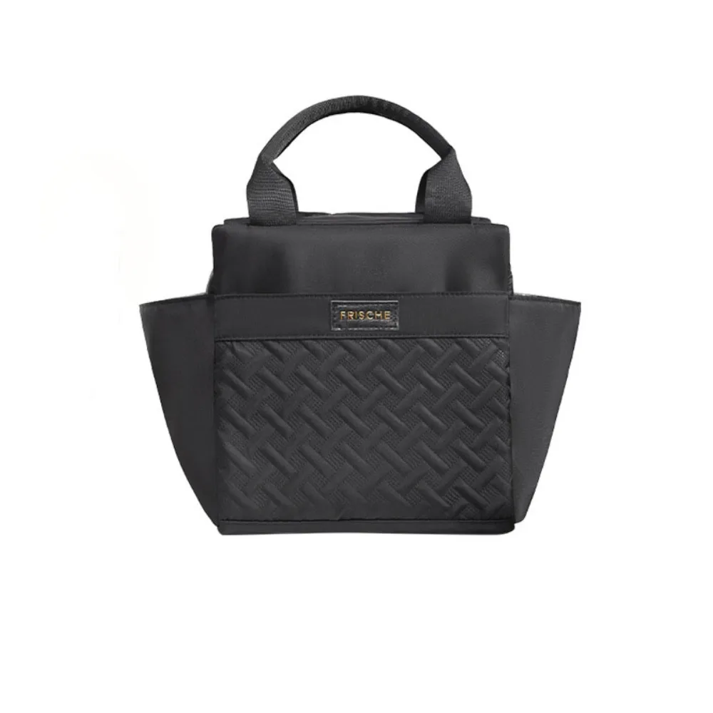 

Fashion Large Capacity Insulated Lunch Bag Reusable Waterproof Picnic Bag Hand-held Thermal Food Cooler Bag School/Office
