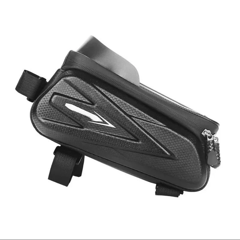 Phone Hard Case Top Tube Bag Large Capacity Waterproof Reflective Mtb Road Bicycle Saddle Bag Head Bag Front Beam Bag