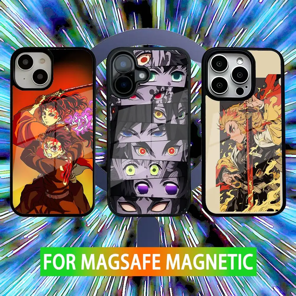 

Kyojuro Rengoku D-Demon S-Slayer Phone Case For iPhone 16,15,14,13,12,11,Pro,Max,Plus,Mini,SE Magsafe Magnetic Wireless Charging
