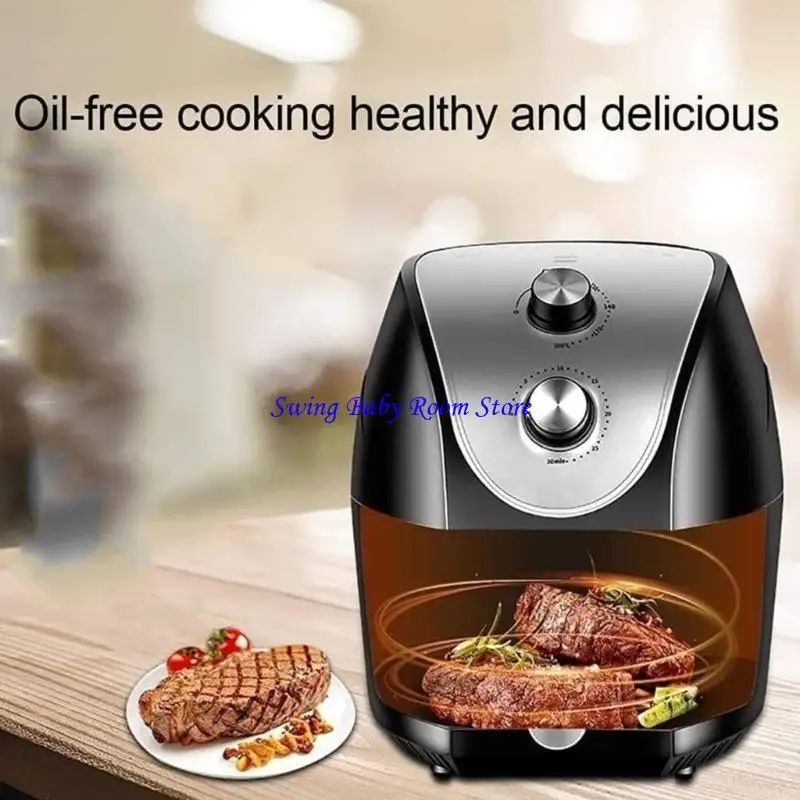 K1AD Advanced Cooker 1500W Generous Capacity Viewable Cooking Process Oil complimentary Multi Purpose For Baking Roasting