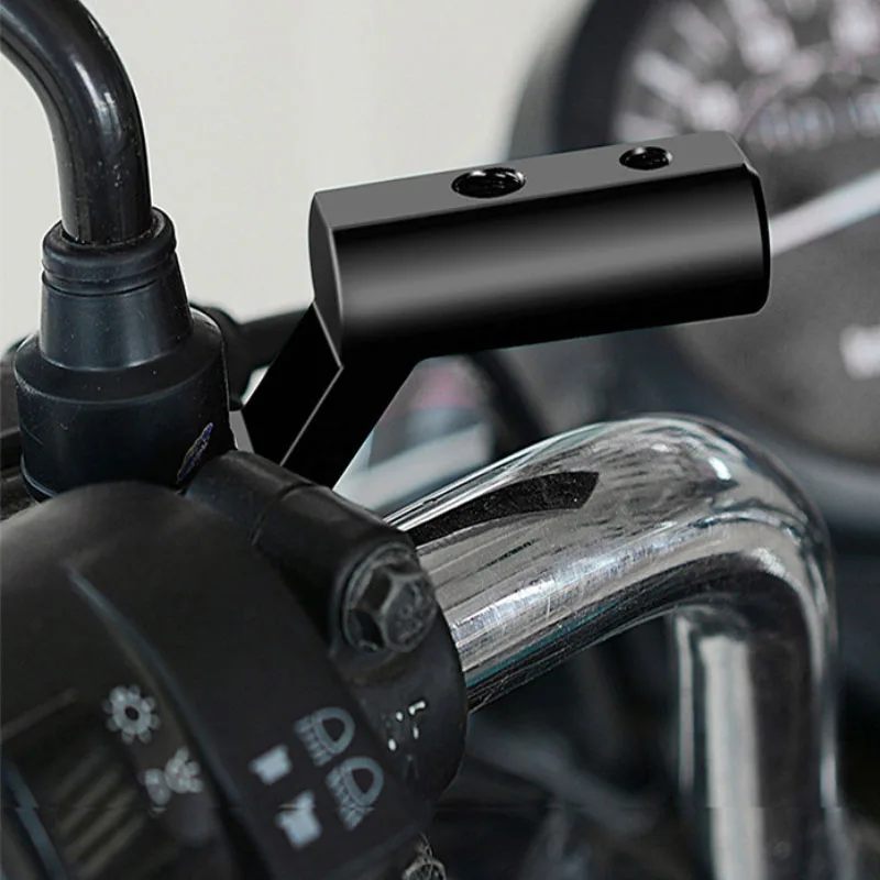 2pcs 1pcs Motorcycle Rearview Mirror Expander Bracket High Quality Universal Adapter Holder Mount Motorbike Bike Accessories image 4
