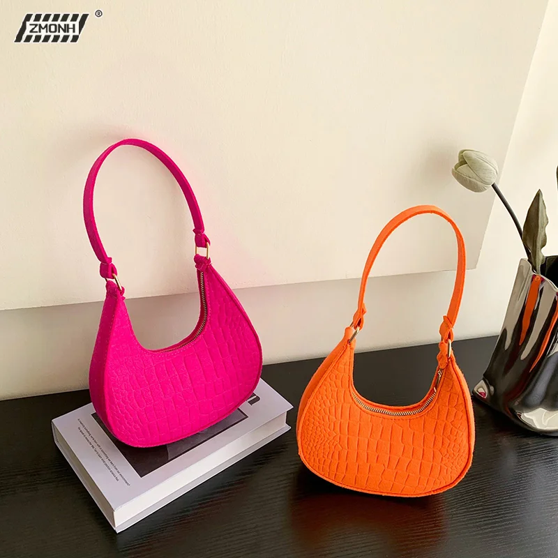 [H]Women Top-handle Bags Autumn Winter Fashion Bag New Fashion Shoulder Bag Portable Women's Bag Bolso Mujer Handbags Felt