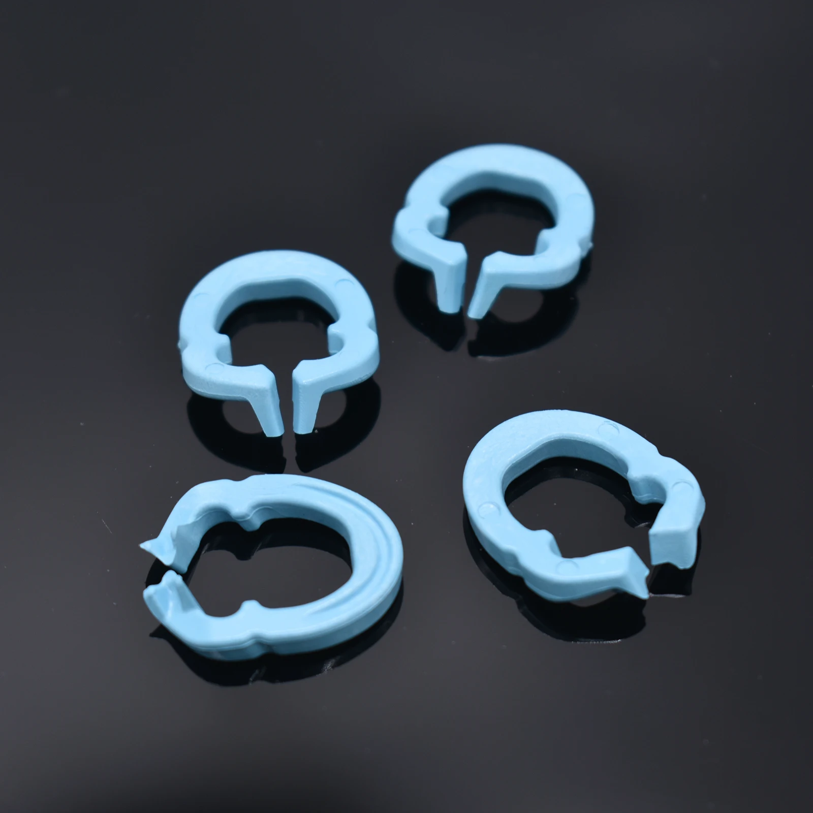 4PCS Dental Resin Clamping Ring Separator Ring Sectional Contoured Metal Matrices Holder Matrix Fixed Clamp Autoclavable