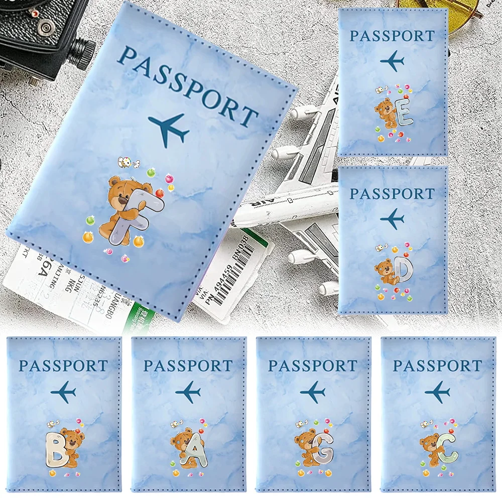 Travel Passport Cover Multiple Styles Wallet New Retro Passport Bags Bear Series Portable Certificate Storage Bag
