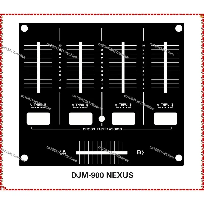 Pioneer Mixer DJM-900 NEXUS SRT NXS2 Fader Panel Protection Film(the Product Is Only Self-adhesive Film