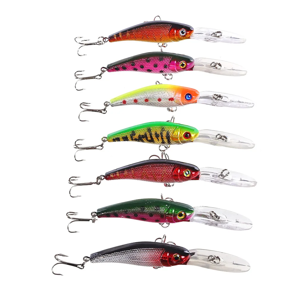 low price1PC Floating Fishing Lures 10cm 9g Hard Bait Fishing Lures Tungsten Ball System  Crank Wobbler Fishing Minnow Bait