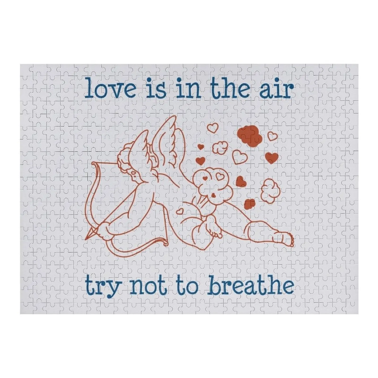 

Funny Valentine - Rude Sarcastic Anti Valentine - Valentine Day Humor (Light B/G) Jigsaw Puzzle Photo Custom Custom Wood Puzzle