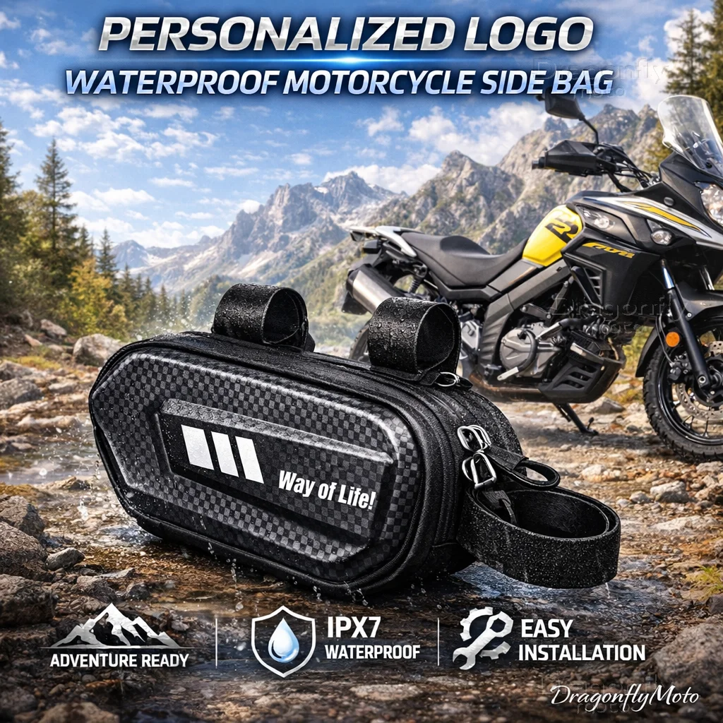 

For SUZUKI 650 VSTROM V STROM DL650DL XT DL650 650XT Motorcycle Side Bag Personalized Logo Waterproof Hard Shell Saddlebag