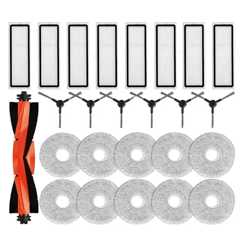 Pièces de filtre Hepa pour aspirateur robot Xiaomi, brosse latérale principale, vadrouille, gril, S20 +, S10 Plus, B108GL, B105, B108CN, B113CN