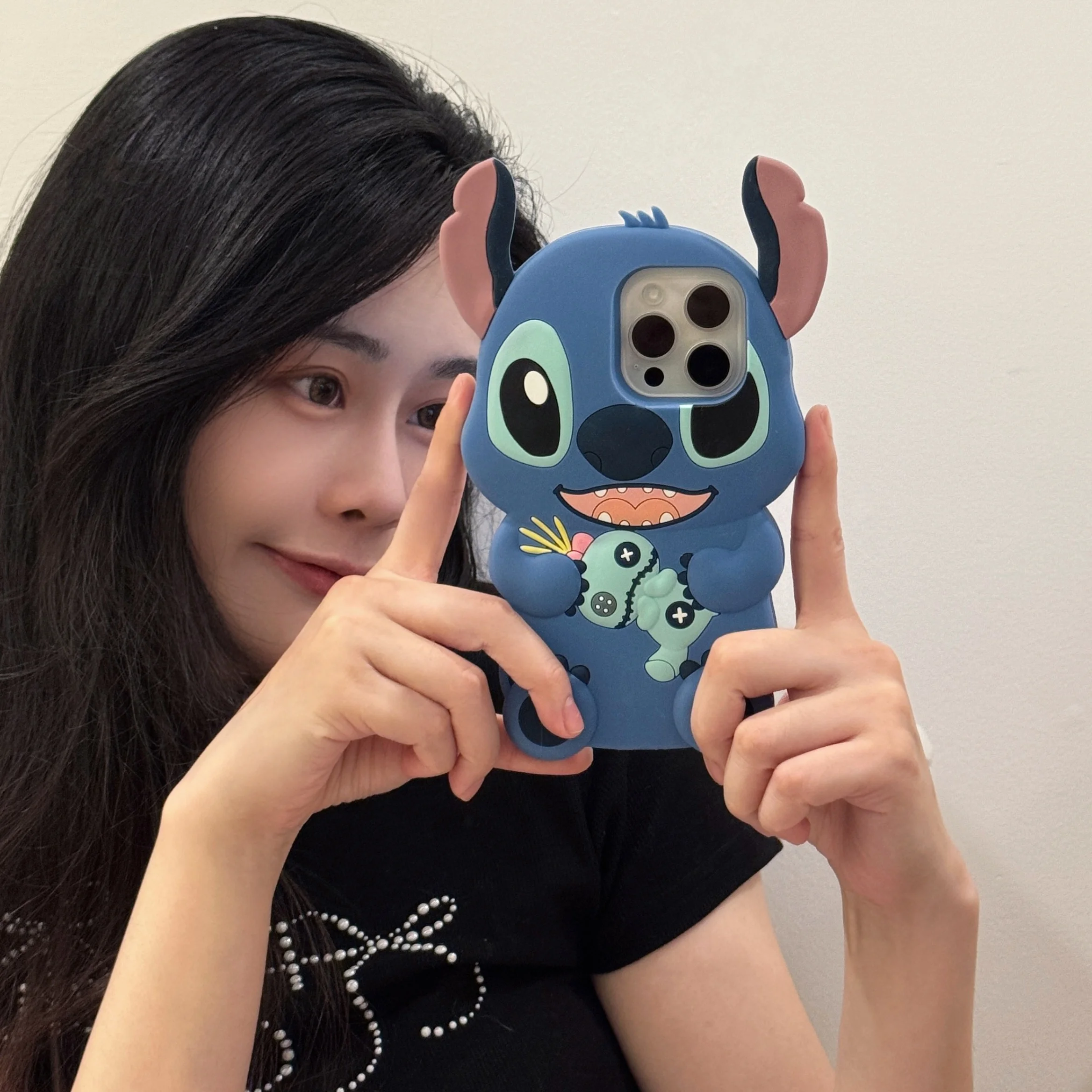 Cute 3D Stitch Phon…