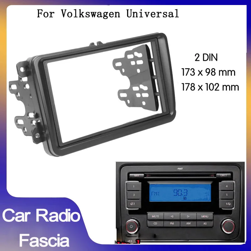 

Car DVD Radio Fascia Frame Kit for Volkswagen VW Touran Caddy SEAT Skoda Fabia Car Dashboard Frame Radio Fascia MP5 Adapter