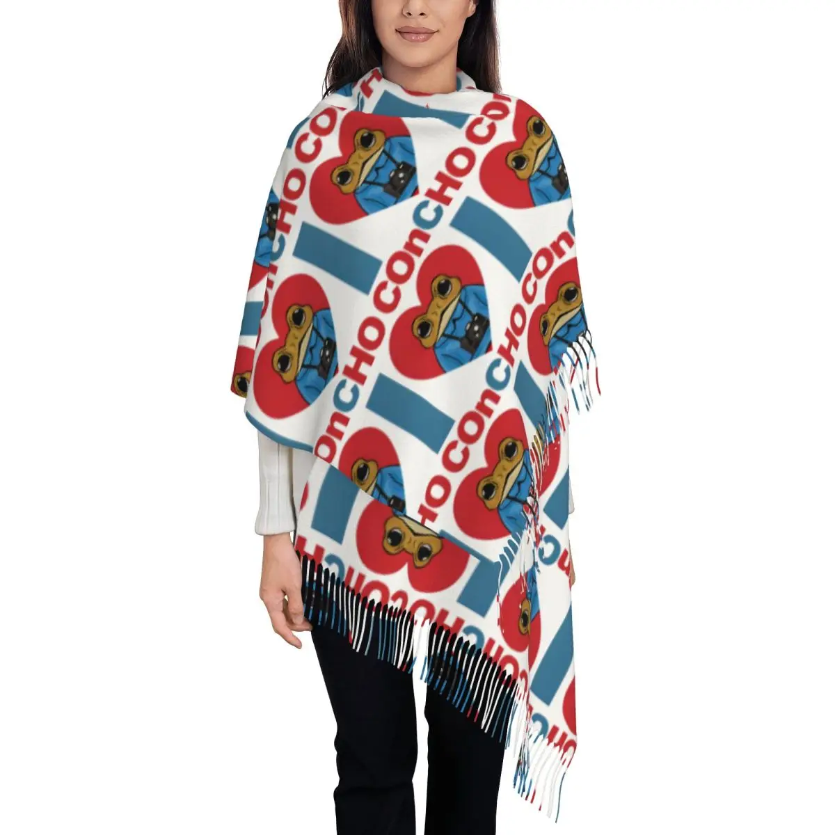 Womens Scarf With T… - image