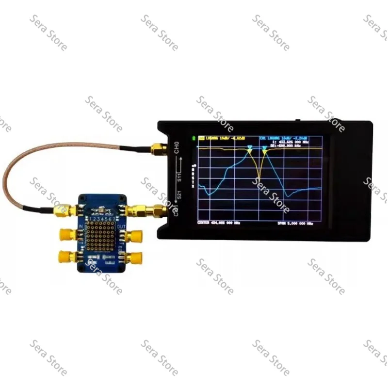 LiteVNA 64 Version 0.3.3 Hand Held Vector Network Analyzer 50kHz ~ 6.3GHz TinyVNA 4 Inch Display 2000mAh Battery