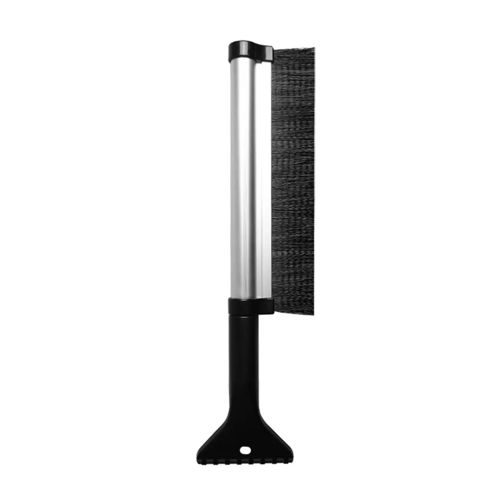 

Aluminum Alloy Extendable Snow Ice Scraper Adjustable Telescoping Rod Dual Purpose Snow Brush Shovel for Car Motorcycle Truck