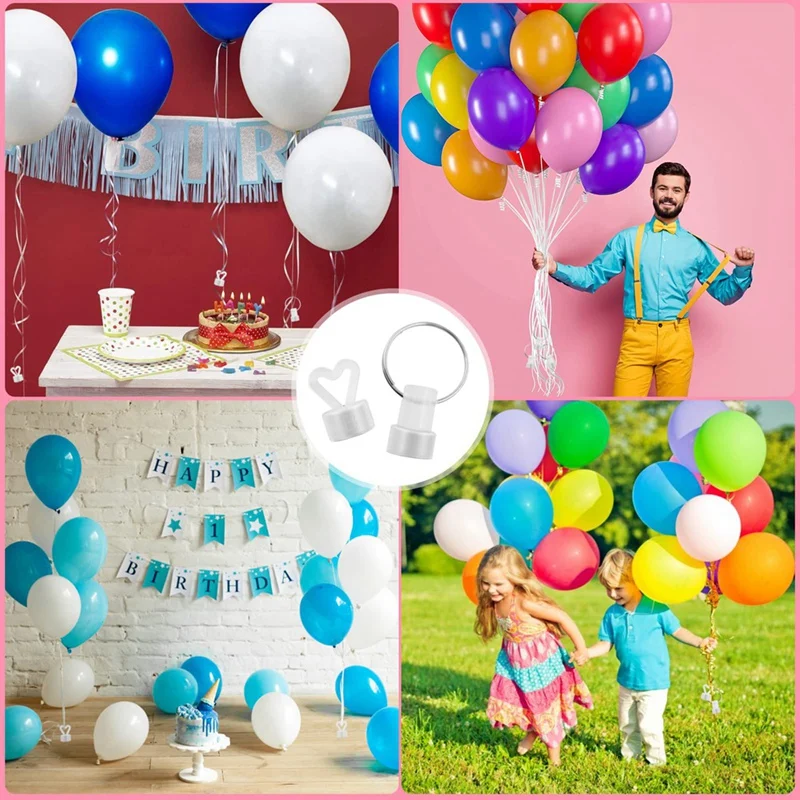 16PCS Balloon Weight For Helium, Balloon Weights, Balloon Weights For Helium Balloons, Plastic Set For Wedding, Birthday